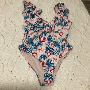 Beachy with ruffles 1pc Bikini